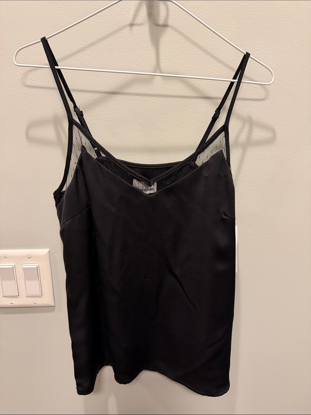 Heartloom Black Spaghetti Strap Cami